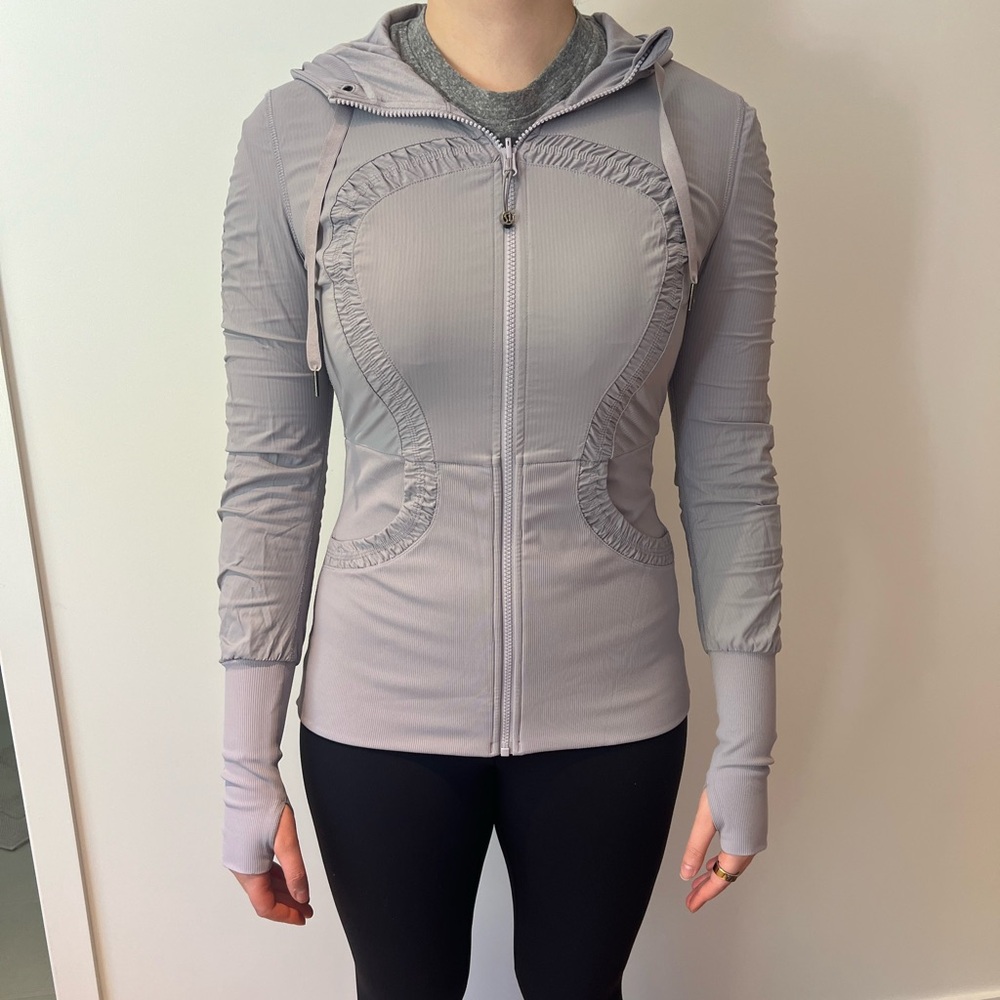 Gray/Lavender LULULEMON Zip-Up Athletic Jacket NEVER WORN